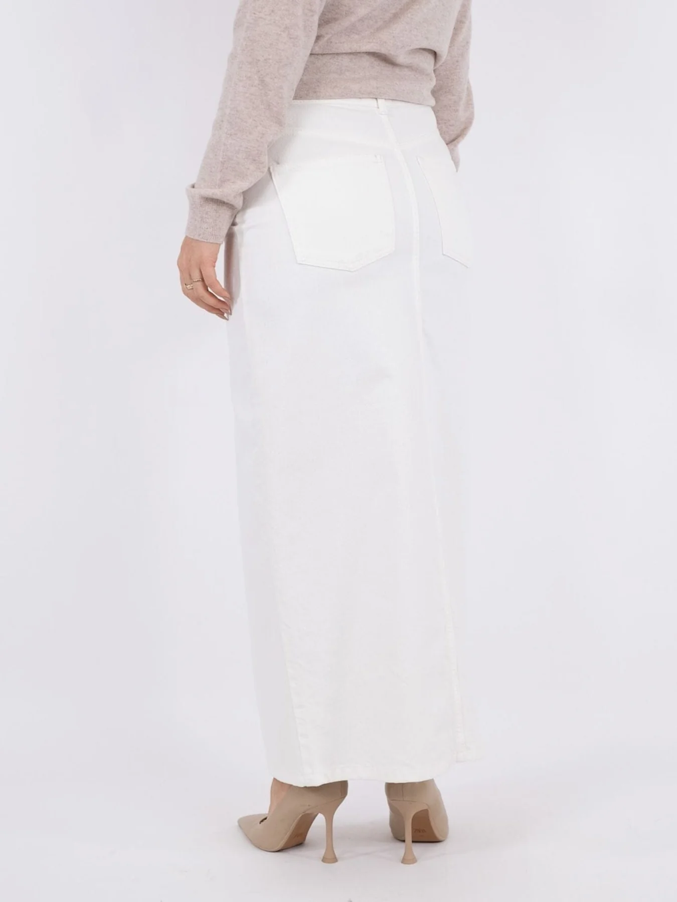 Neo Noir Frankie D Skirt white