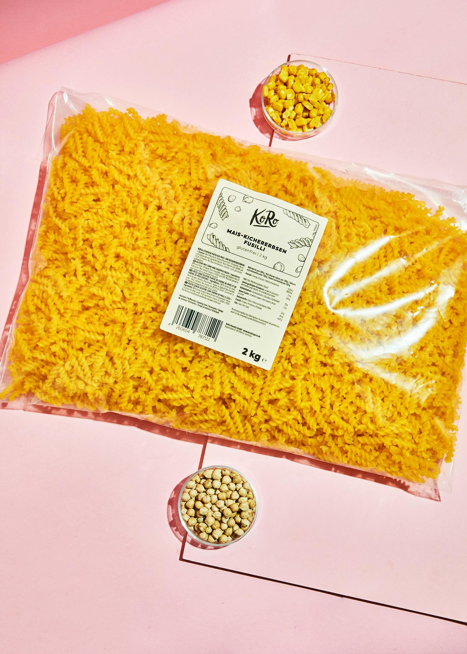 Fusilli aus Mais und Kichererbsen 2 kg