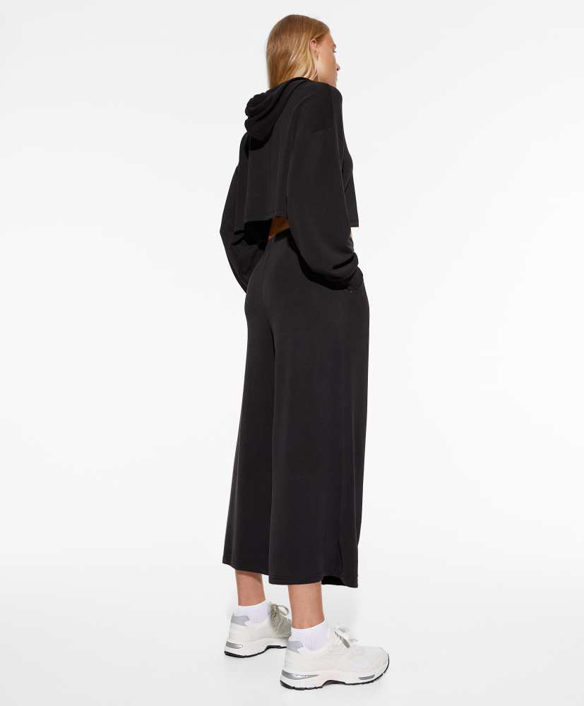 Moletom cropped de modal