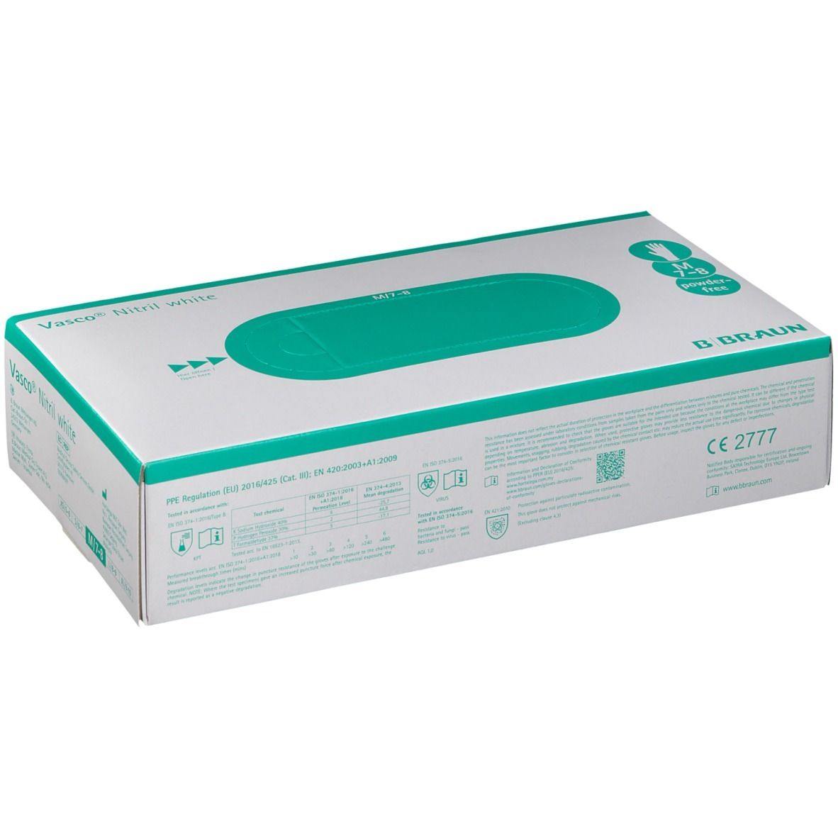 Vasco® Nitril white Untersuchungshandschuhe Gr. M