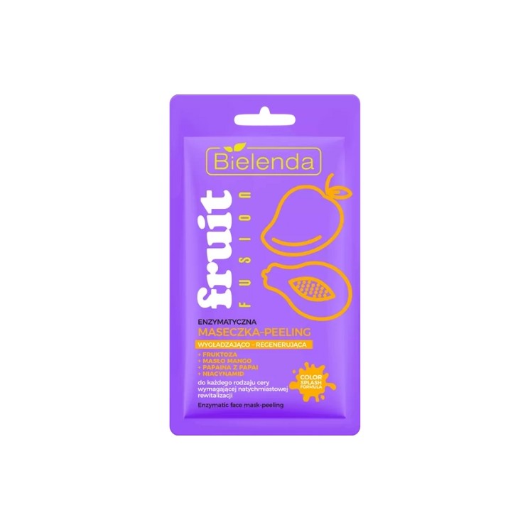 Bielenda Fruit Fusion enzymatische glättende und regenerierende peeling 8 g