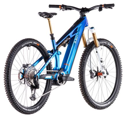VTT Électrique Tout-Suspendu Cube Stereo Hybrid One44 HPC AT 800 Sram X0 Eagle AXS 12V 800 Wh 29'' Bleu Actionteam 2025