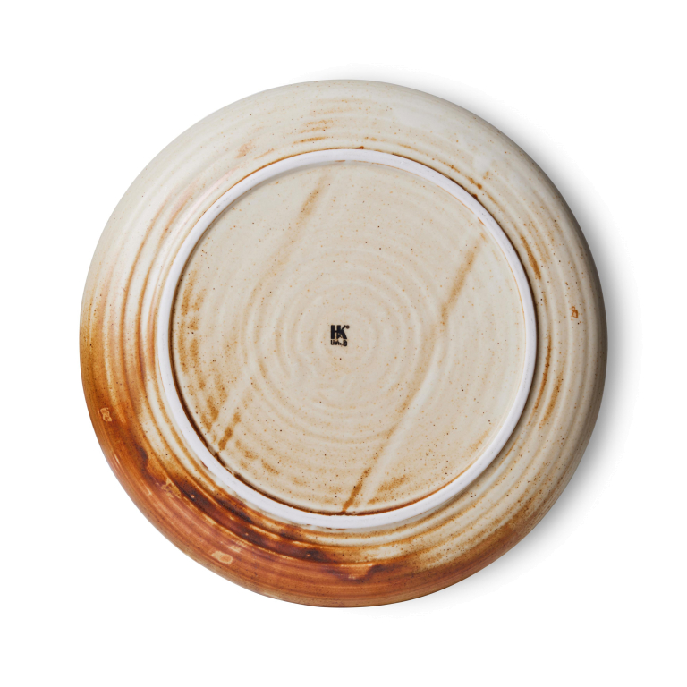 HKliving Chef Ceramic ontbijtbord Ø20 rustic blue