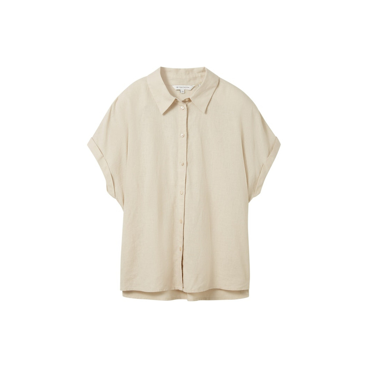 Tom Tailor Shortsleeve blouse with linen