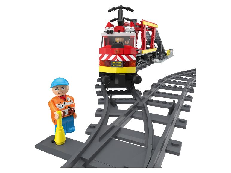Bouwstenen set trein