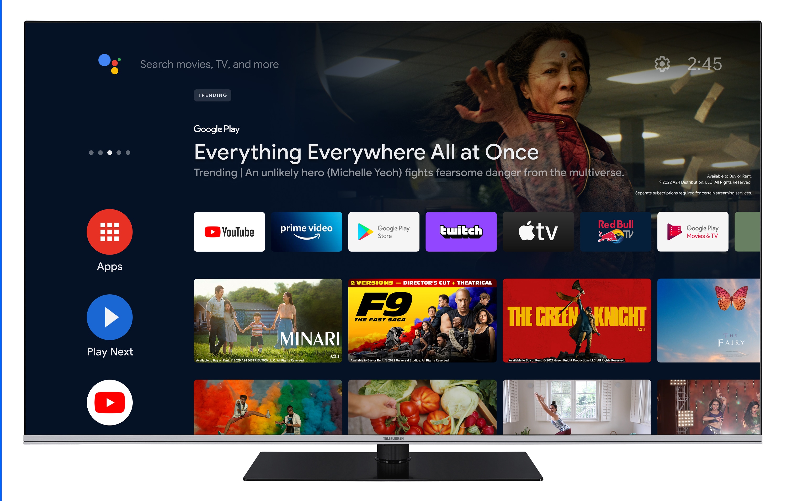 Telefunken QU65AN900M QLED TV 65