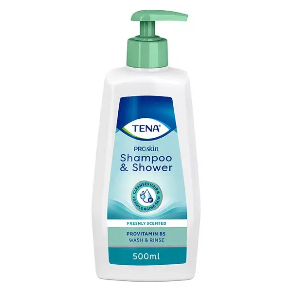 Shampoo e Gel de Limpeza para Banho TENA Proskin 500ml