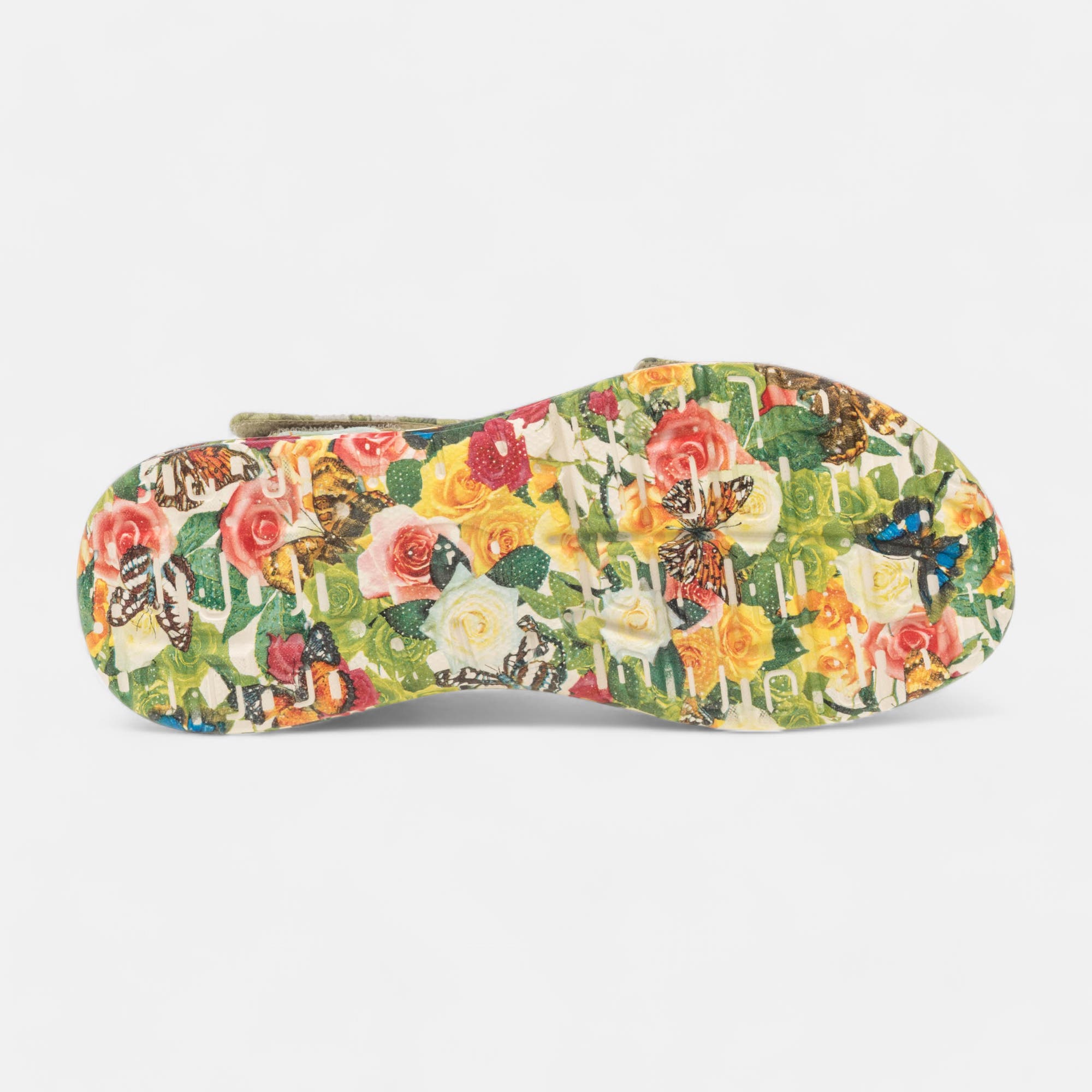 Sandales Femme en cuir vert