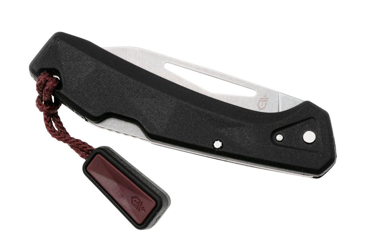 Gerber LST Mini 1074528, Stonewashed 440A, Black Nylon zakmes