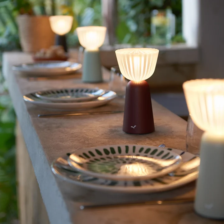 Fermob - Swing LED Akkuleuchte, gletscherminze