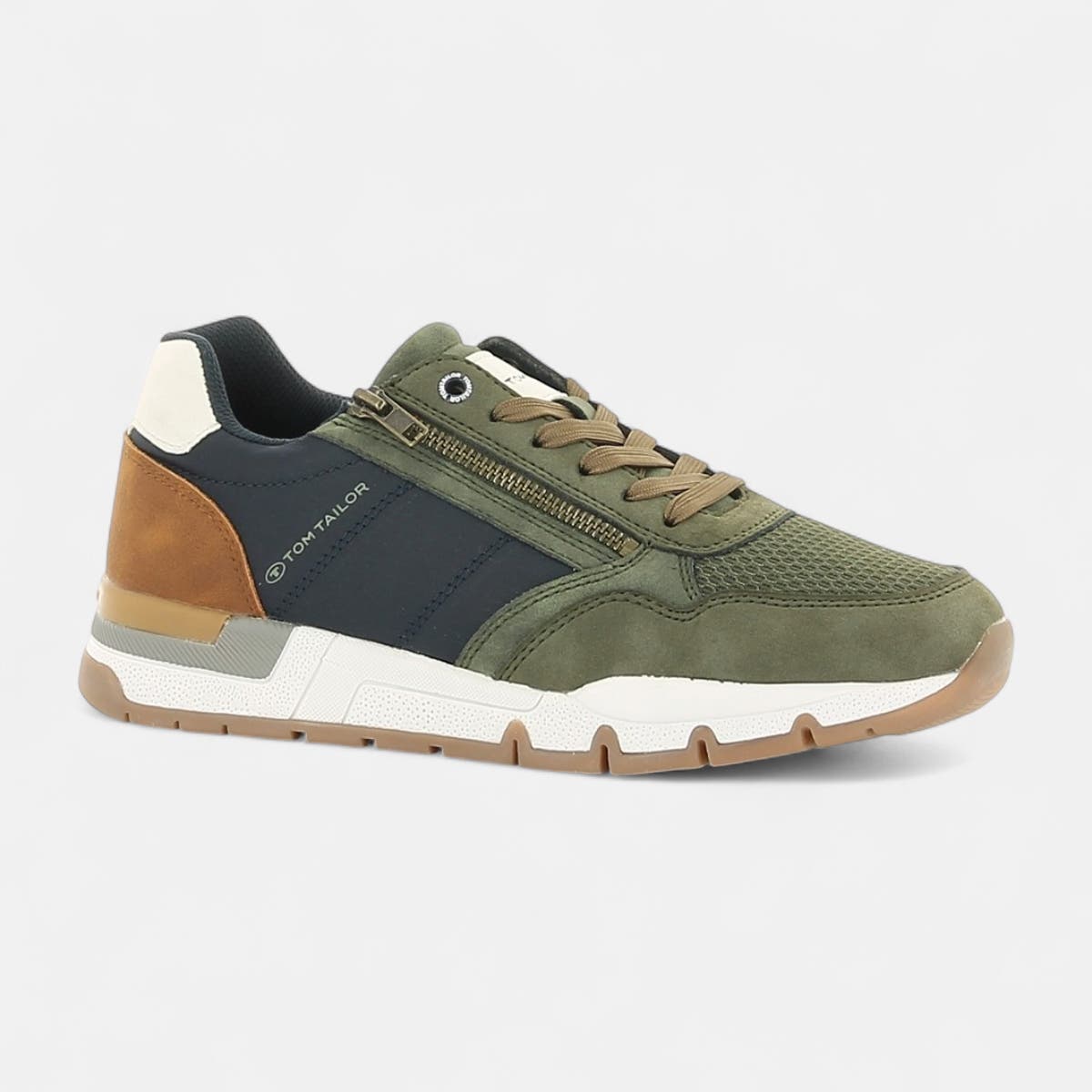 Baskets basses Homme kaki