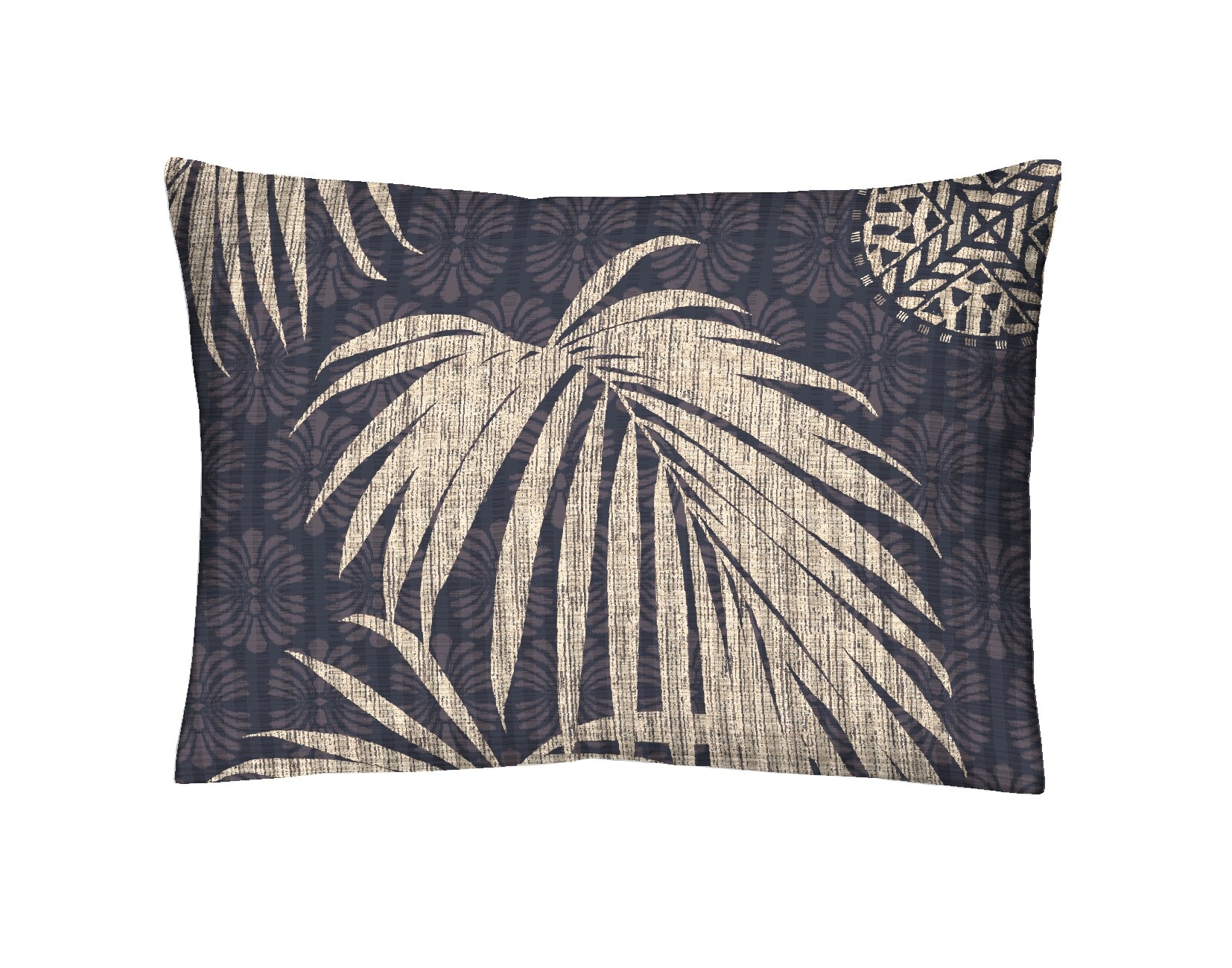 HOME FASHION Kissenbezug »Palms B« verdeckter Reissverschluss