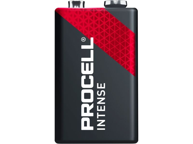 Duracell Batterie Industrial Prof. Alkaline 9V E-Block , 10 Professionelle Alkaline-Batterien