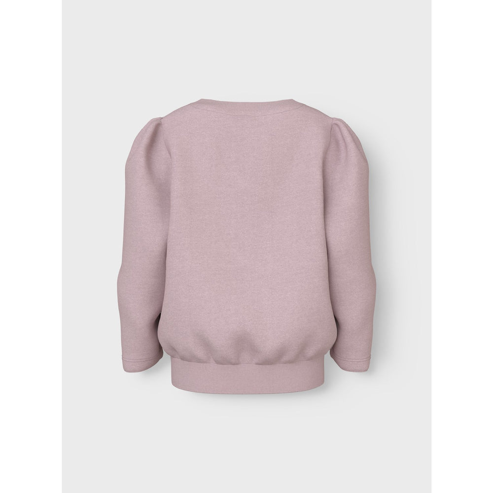 Køb Name It Burnished Lilac Heart Embroidery Nmfvima Ls Nreg Sweat Bru
