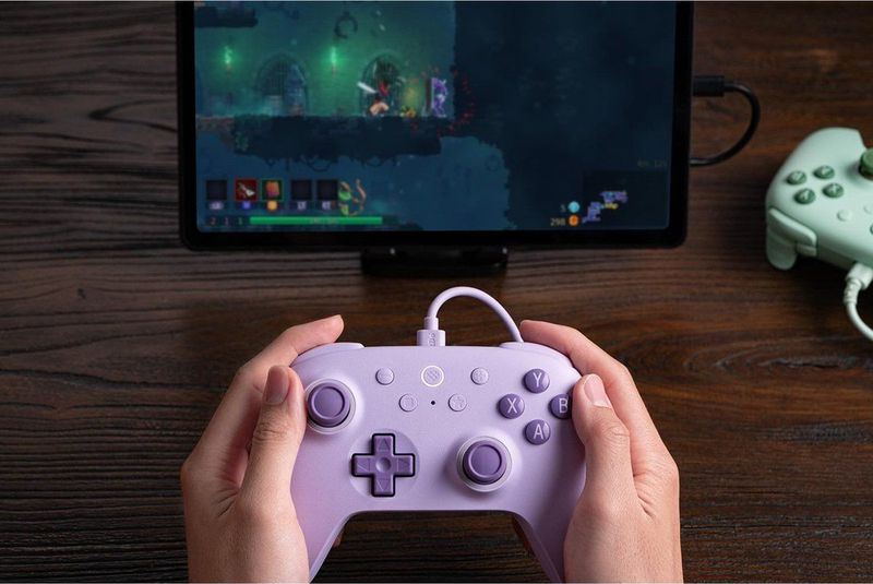 8BitDo - Ultimate 2C - Gamepad - Lila - Bedraad