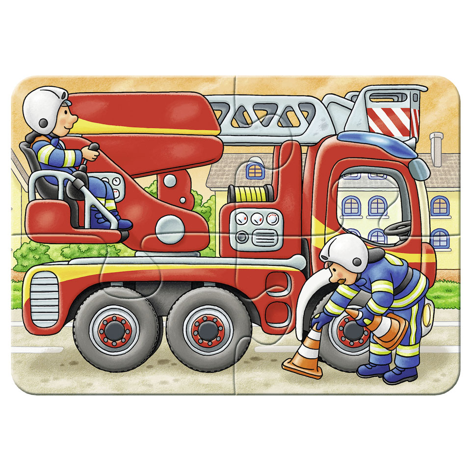 Ravensburger Mijn Eerste Puzzels puzzelset Op het werk - 2 + 4 + 6 + 8 stukjes