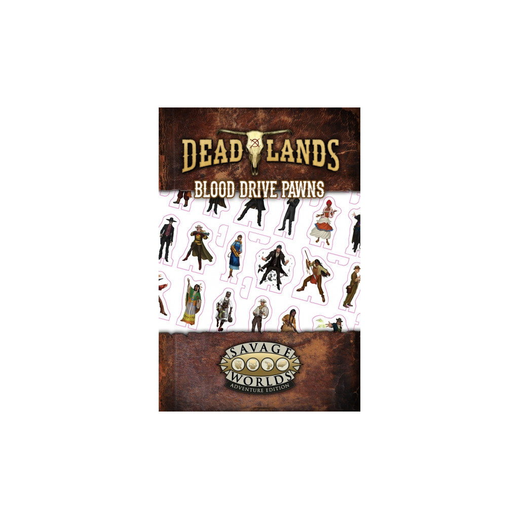 Deadlands The Weird West - Blood Drive Pawns