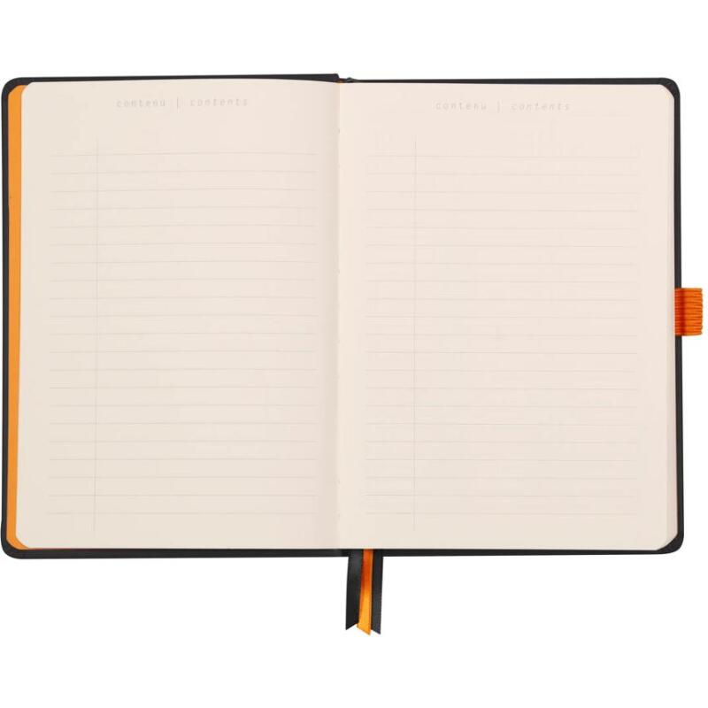 Rhodiarama Goalbook rembordé rigide A5 240 pages dot papier ivoire 90 g