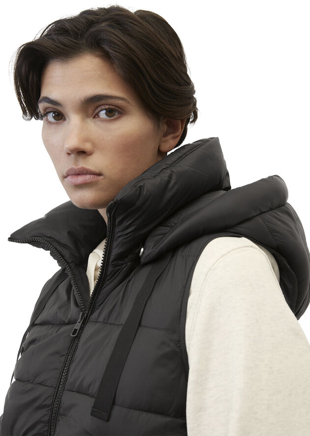 Marc O’Polo BNOS recycled no down, vest, detach Black