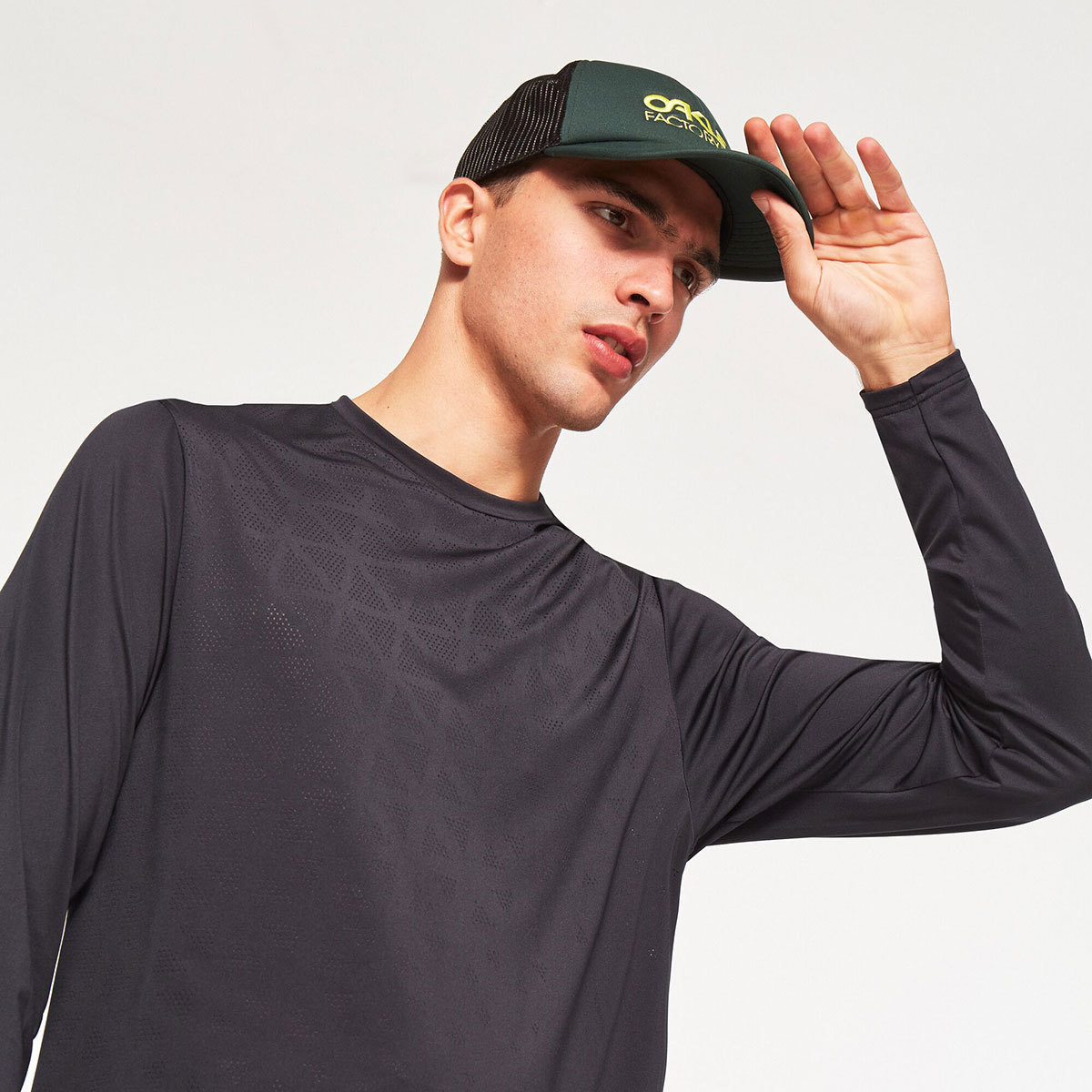 Oakley REDUCT Berm MTB Fietsshirt Lange Mouwen Zwart Heren