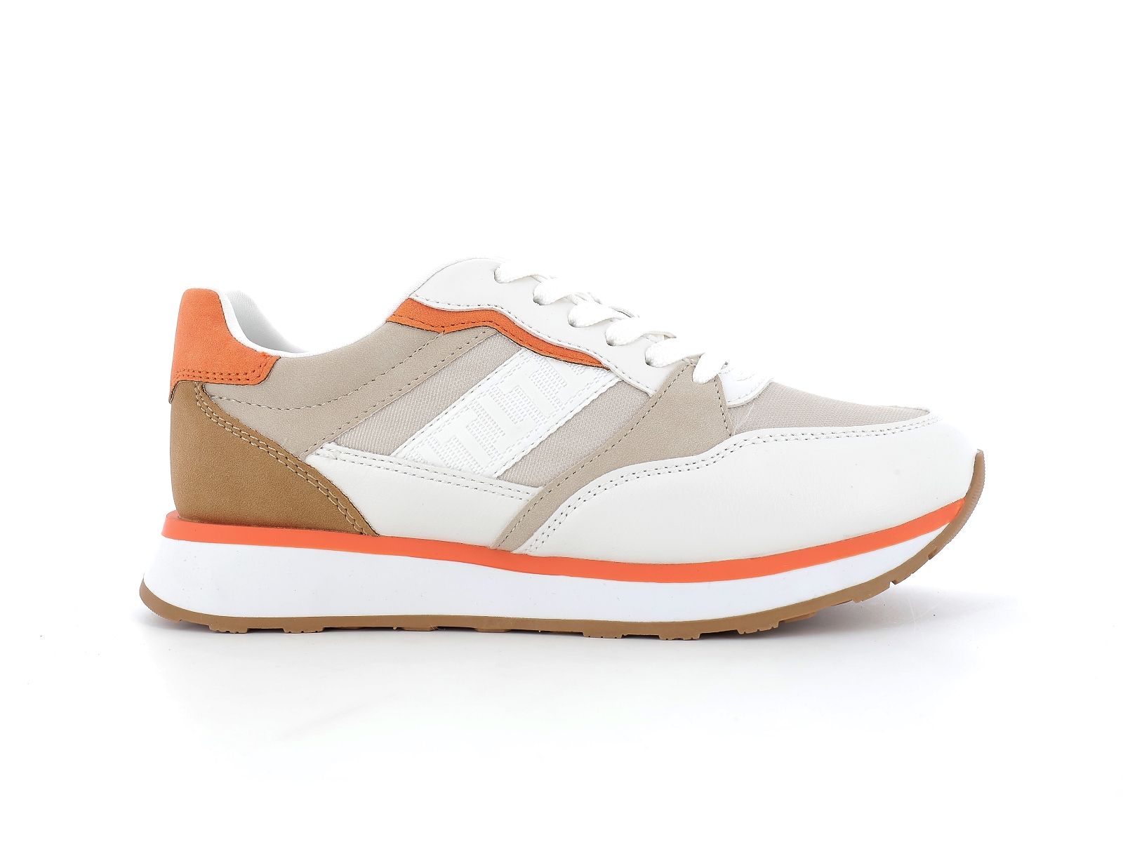 Tamaris-23701 Matières combinées Beige Orange