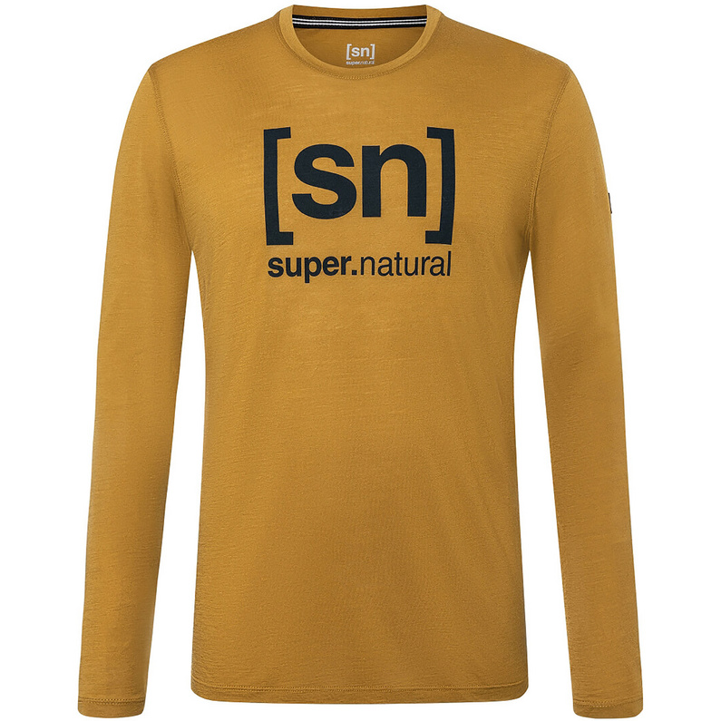 Super.Natural Herren Logo Longsleeve
