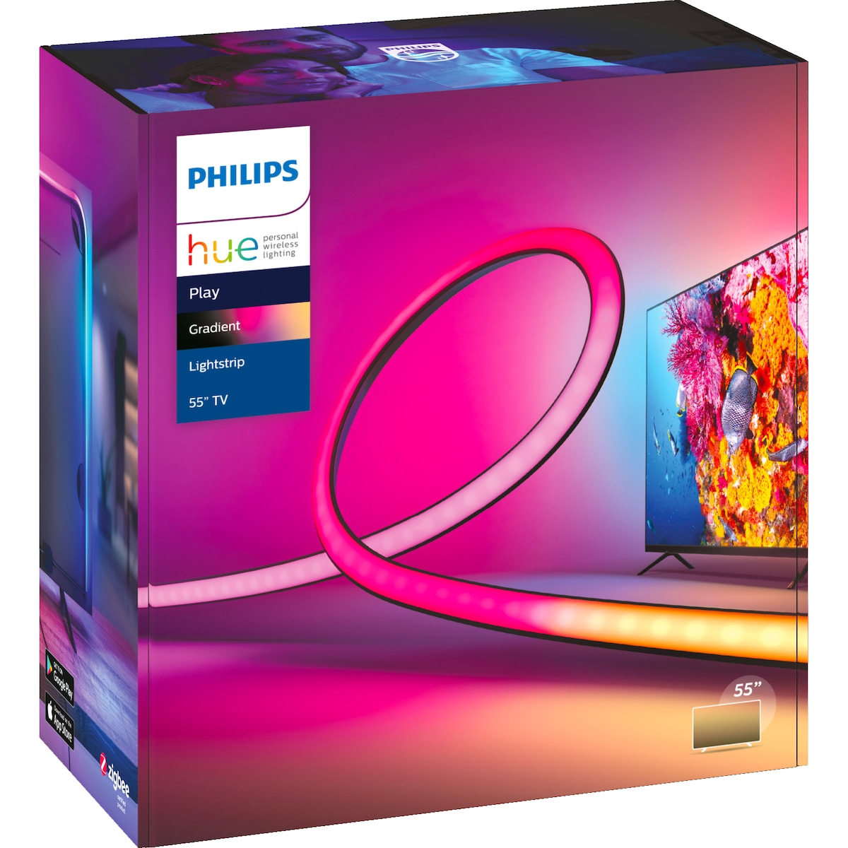 Philips Hue Play Gradient lysstripe TV 55