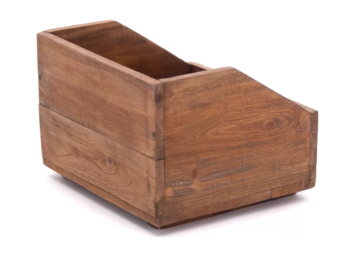 ORGANISATEUR DE BUREAU Livre Bois de mahogany, avec tableau écrivable couleurs naturelles