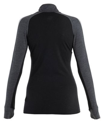 Baselayer Manches Longues Femme Icebreaker Merinos 200 ZoneKnit Gris