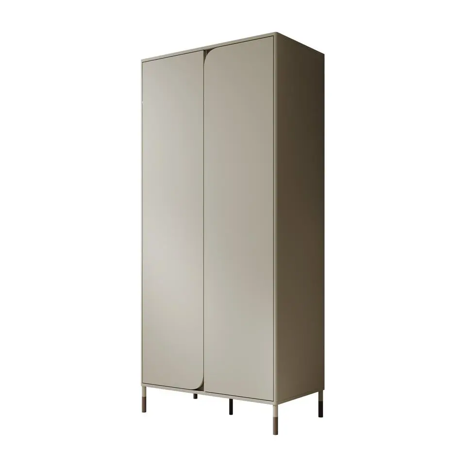 Meubella - Kinderkledingkast Hill - Beige - 92 cm