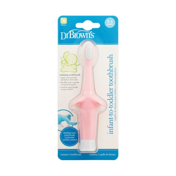 Dr. Brown’s Olifant Tandenborstel Roze