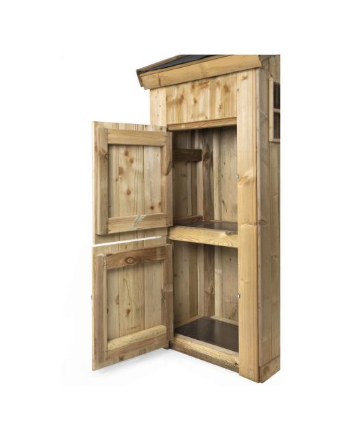 Voldux Volière S2 Links - Vogelverblijven - 215x70x185 cm Naturel