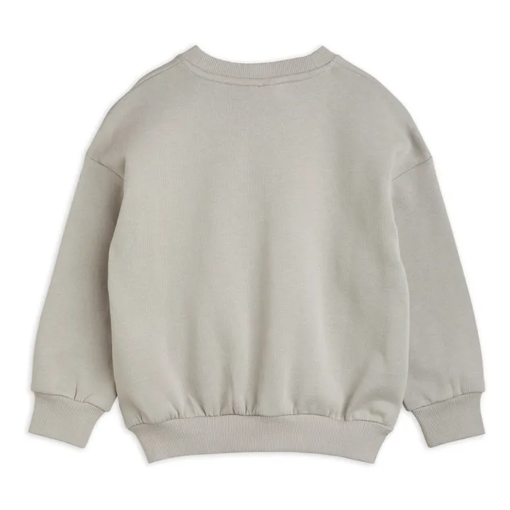 Mini Rodini Sweat Coton Bio Chien | Gris