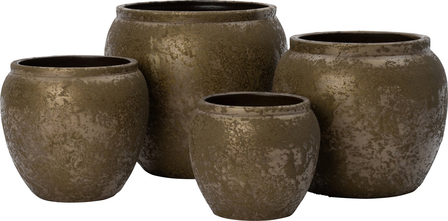 Intratuin bloempot Mose bruin D 16 H 14 cm
