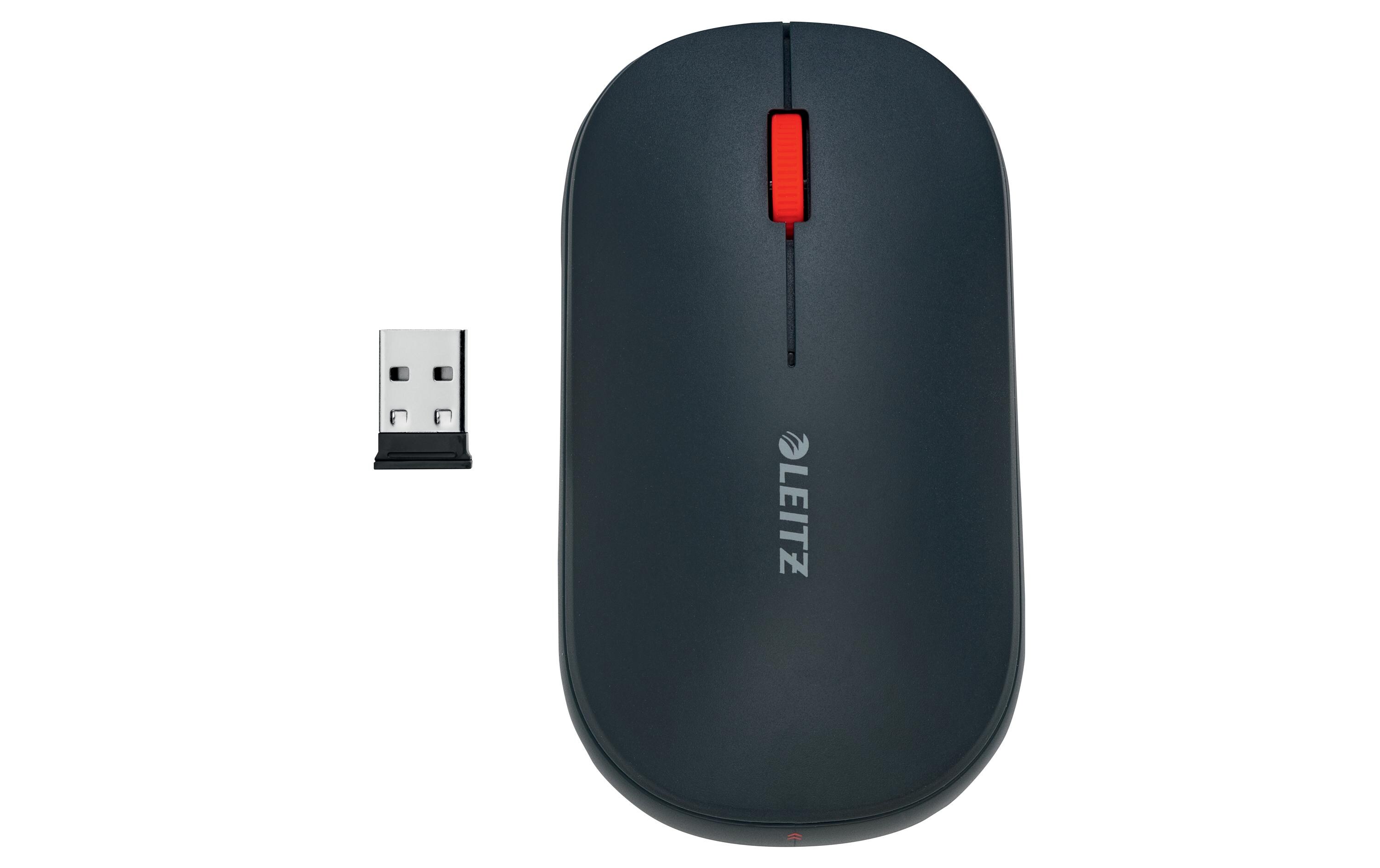Maus Cosy Kabellose SamtgrauDual Kabellose Computermaus
