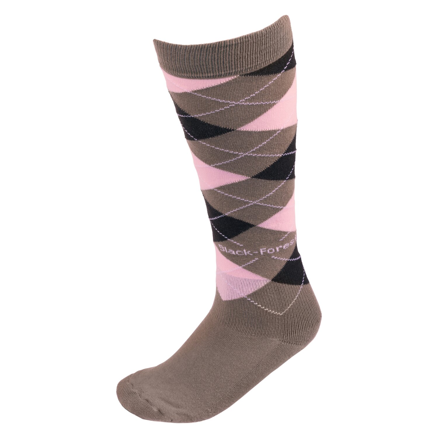 black forest Kniestrümpfe  - taupe/rose/mokka