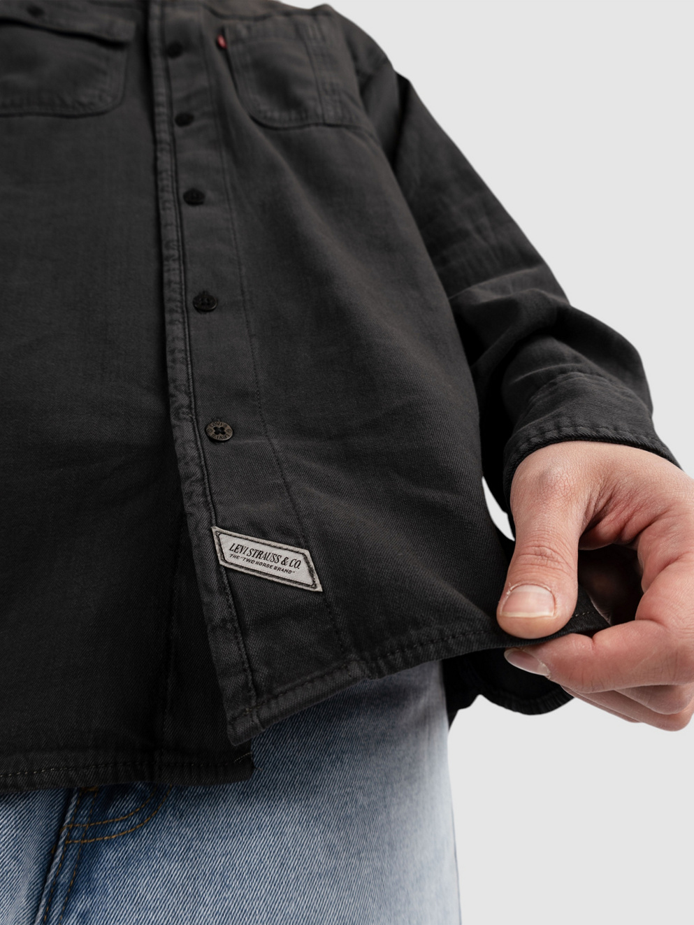Levi's Auburn Worker Shirt morrissey pirate black