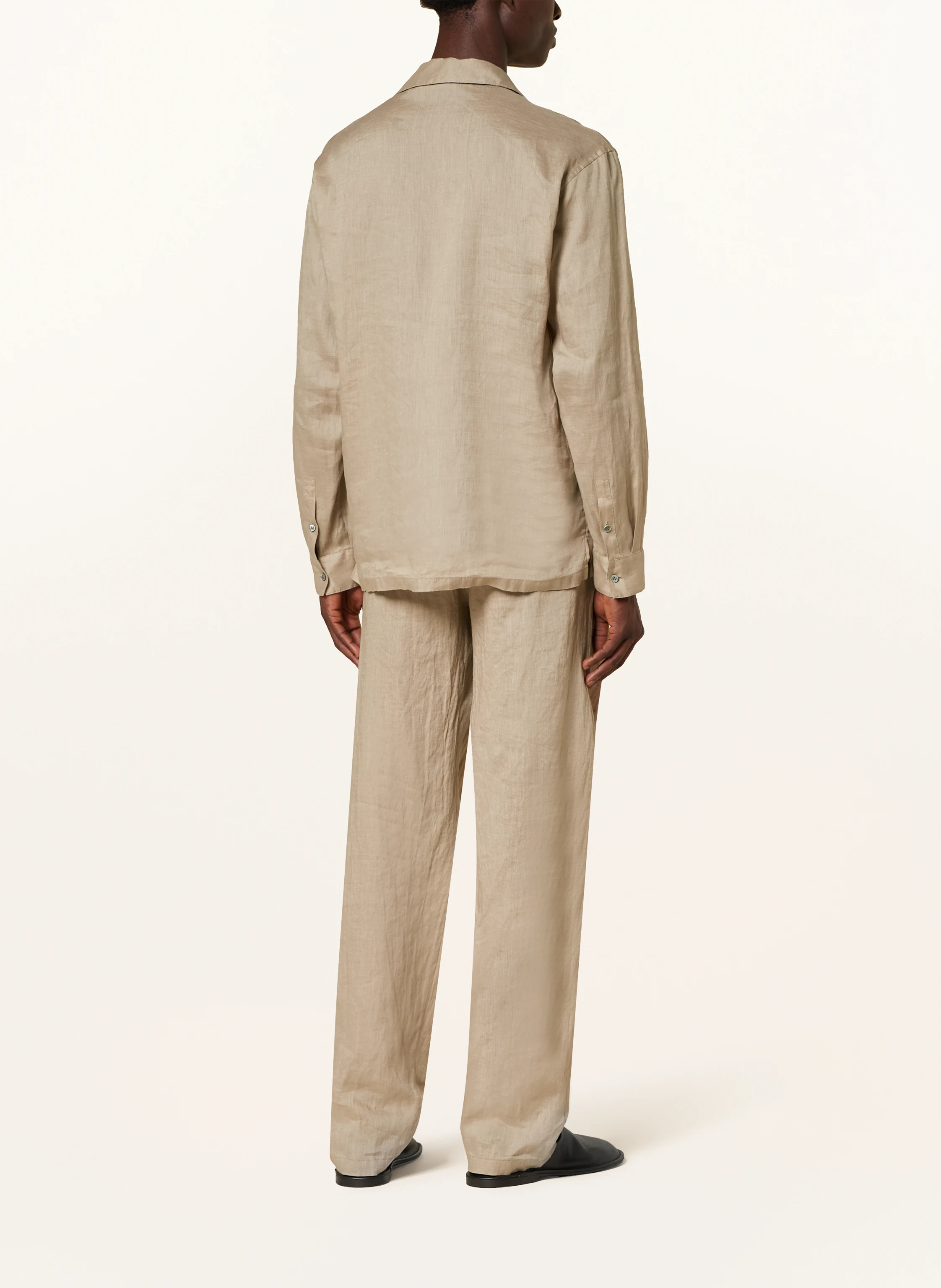 GIORGIO ARMANI Leinenhemd Comfort Fit