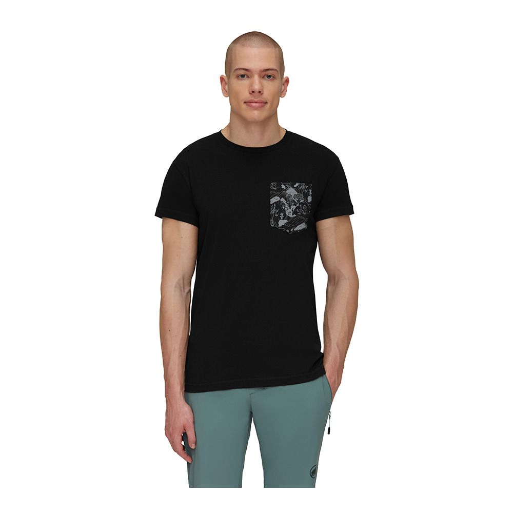Mammut MASSONE POCKET CLIMBER - Tee-shirt Homme black