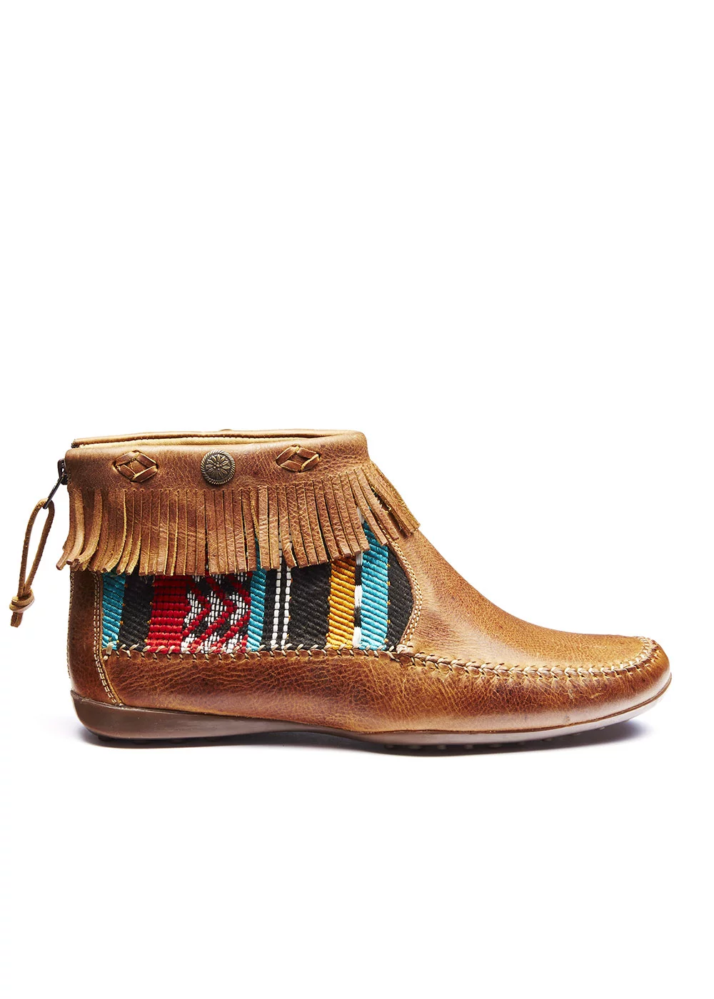 MEX KILTIE CUIR MARRON TISSU MEX