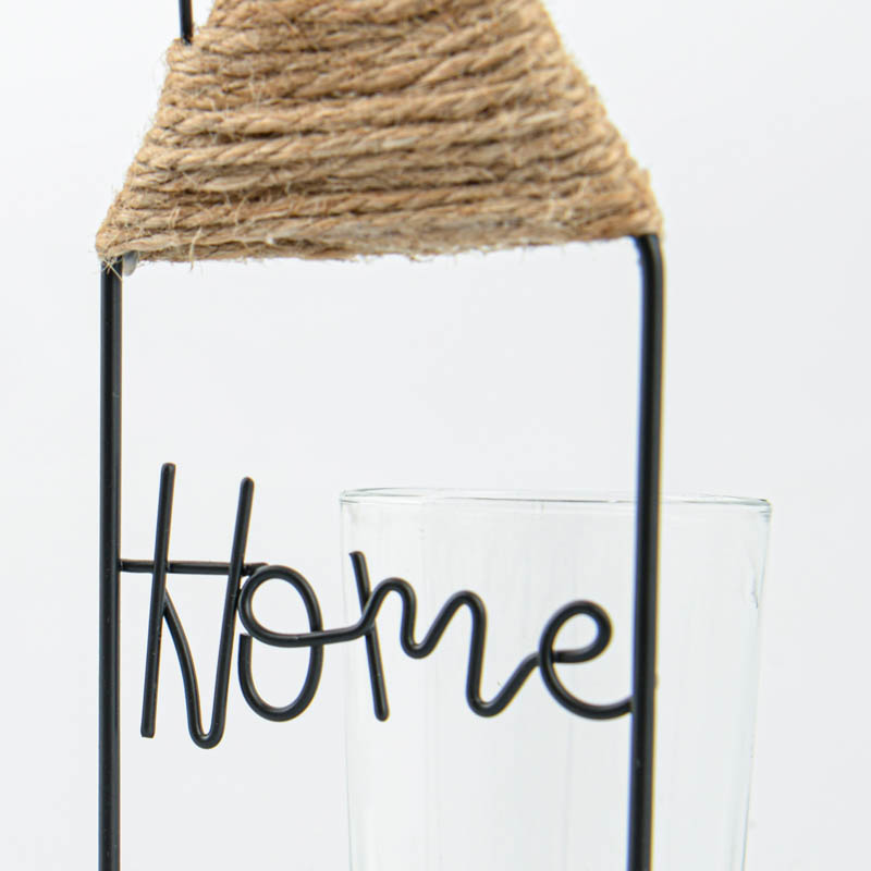 Photophore 'Home' noir