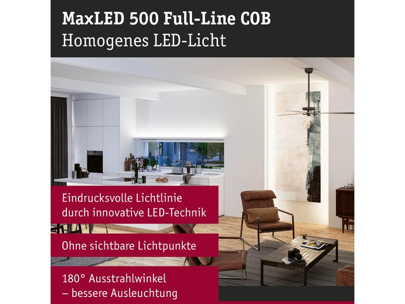 Paulmann MaxLED 500 LED Strip Full-Line COB Einzelstripe 2.5m 13W 600 lm/m 640LEDs/m Tunable White
