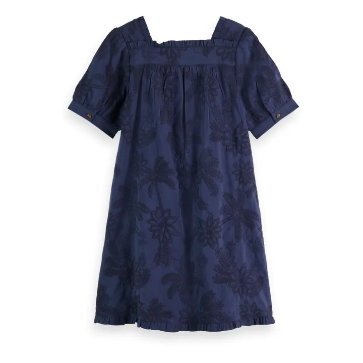 Scotch & Soda Robe Palmiers | Bleu nuit
