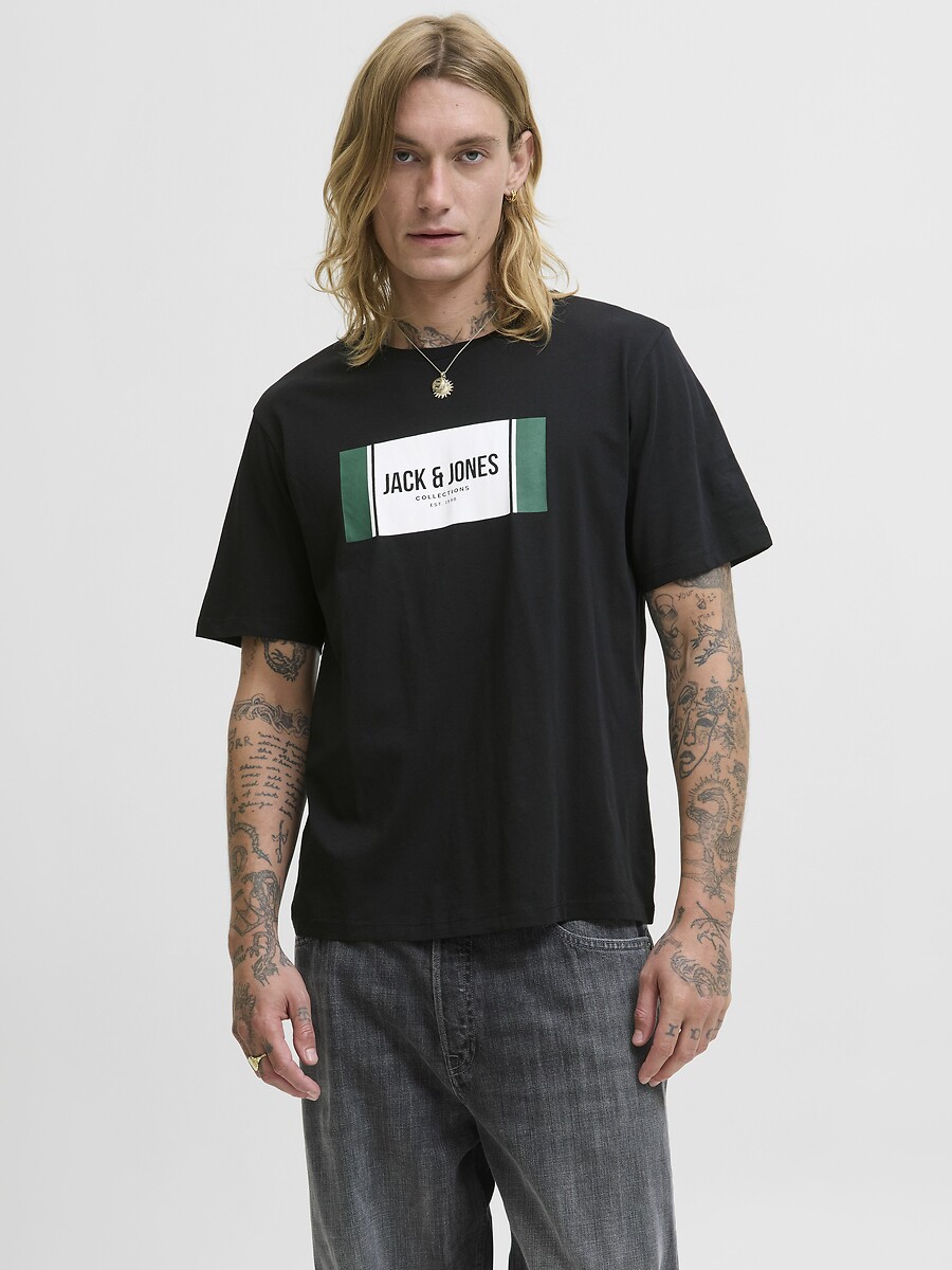 JACK & JONES<br>Camiseta de manga curta Hayato