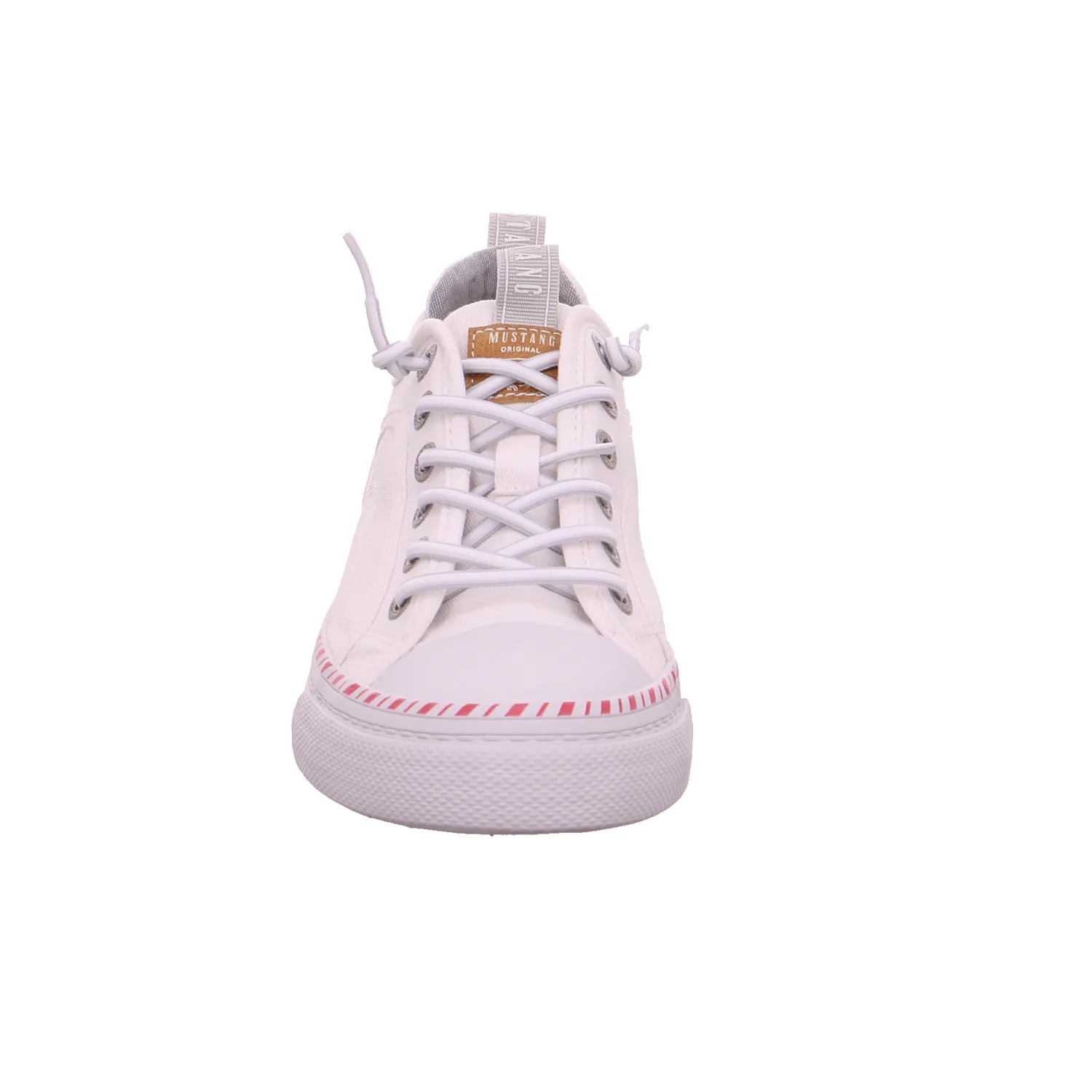 MUSTANG Sneaker Weiss Textil  mit Wechselfussbett