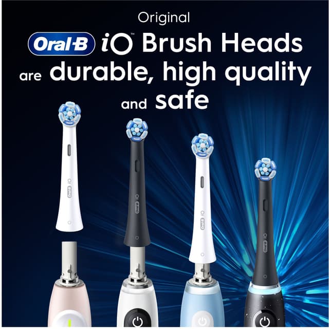 Oral-B iO Ultimate Clean tandbørstehoved 195546 6-stk (hvid)