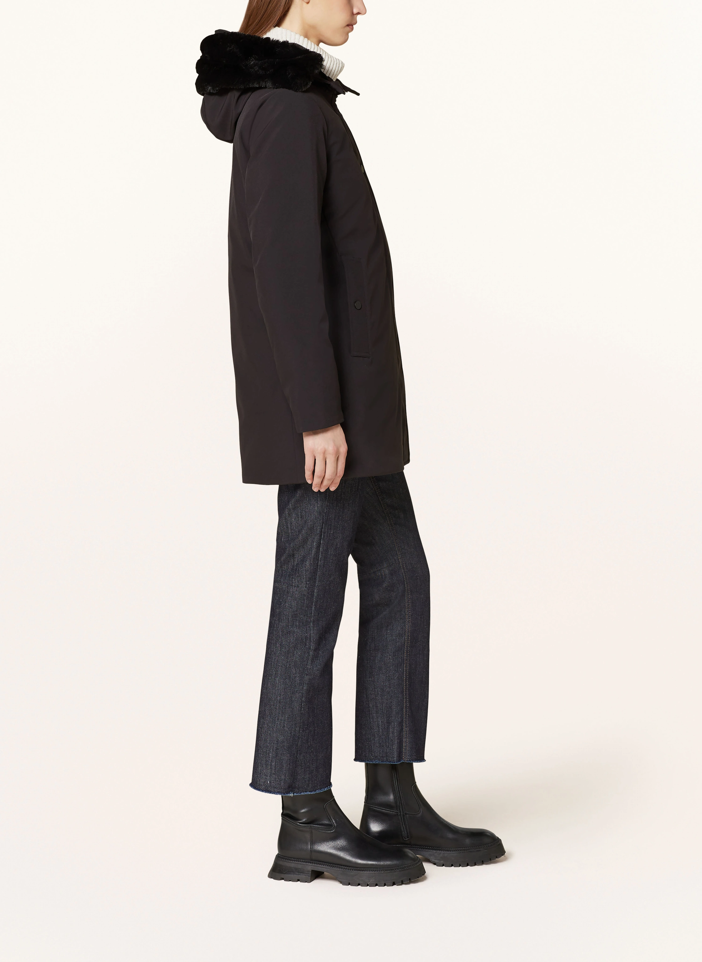 WOOLRICH Daunenparka FIRTH mit Lammfell