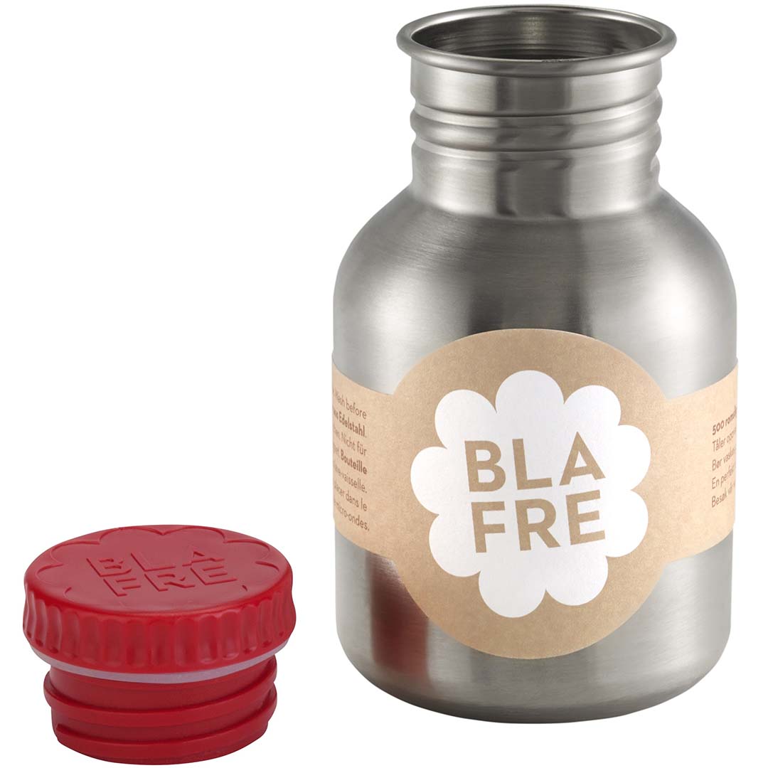 Blafre rvs drinkfles rood - 300ml