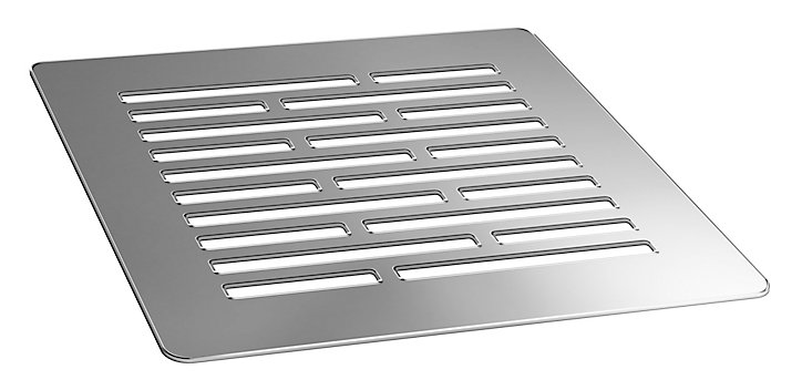 Receveur de douche 80 x 120 cm, résine, gris, Douro GoodHome