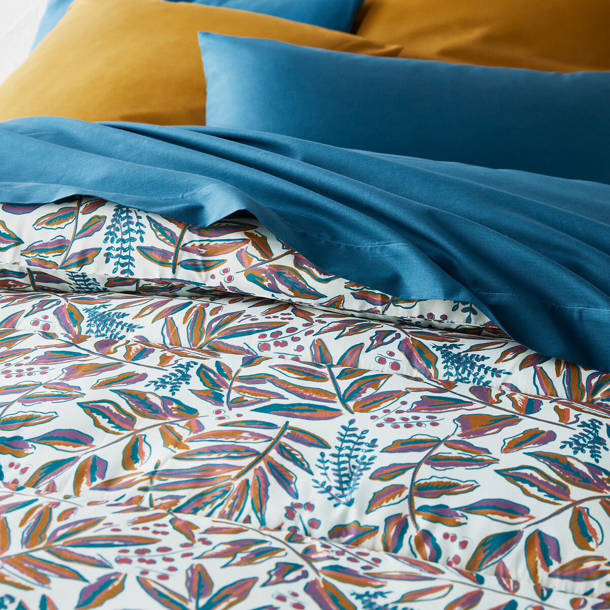 LA REDOUTE INTERIEURS<br>Edredom estampado em microfibra reciclada, Barbora